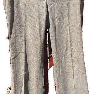 Theory Pants Plaid Cotton Size 6